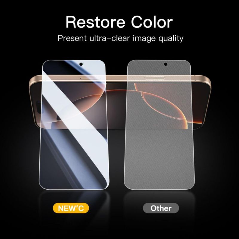 Protector de pantalla de privacidad NEW'C para iPhone 17/16 Pro Max