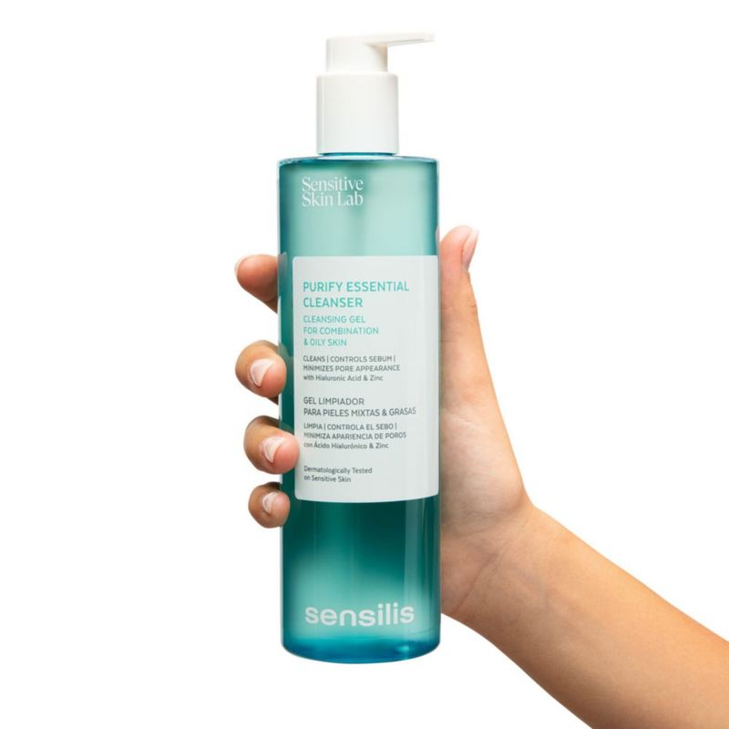 Sensilis Purify Essential Cleanser Gel Limpiador Ácido Hialurónico