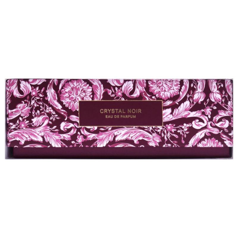Set de regalo Perfume Versace Crystal Noir para mujer 4 piezas