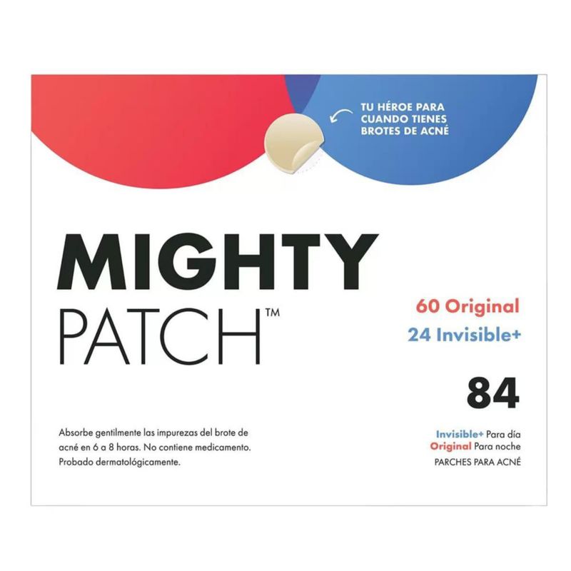Mighty Patch Parches para Acné Pack Variado 84 Parches Hidrocoloides