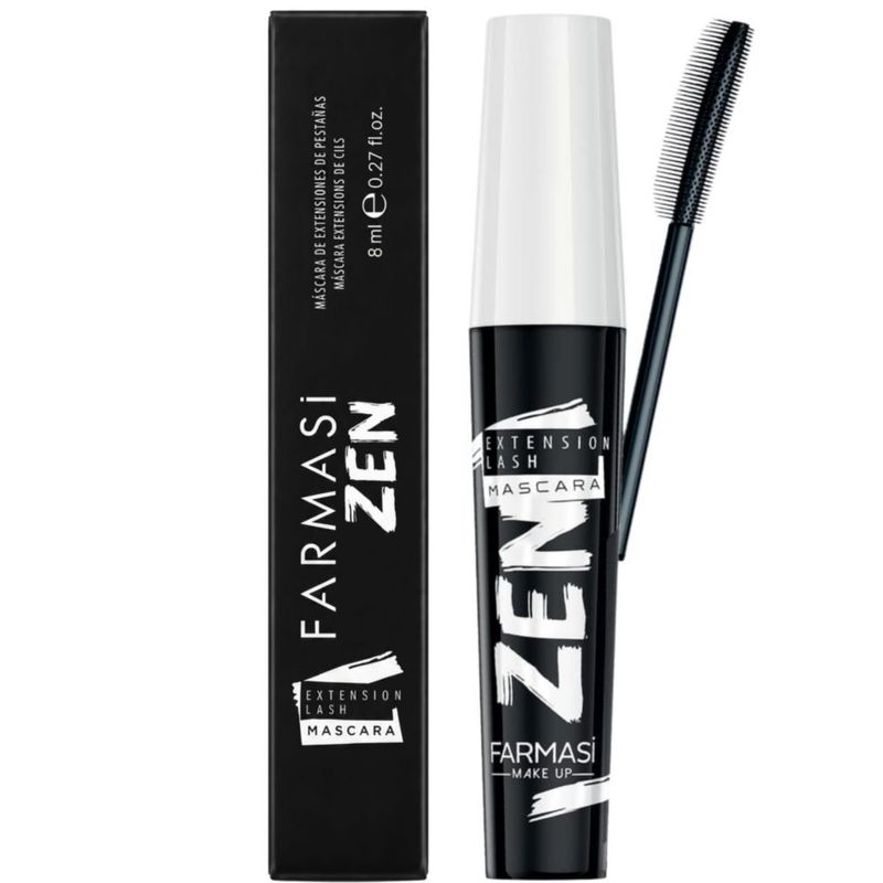 Mascara Extension Lash Farmasi 1301322 Cepillo Silicona Vitamina E