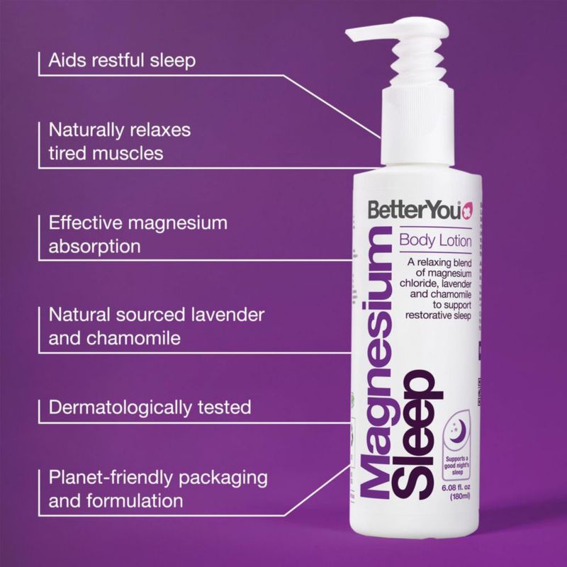 Sleep Lotion Bundle BetterYou Loción corporal de magnesio para dormir