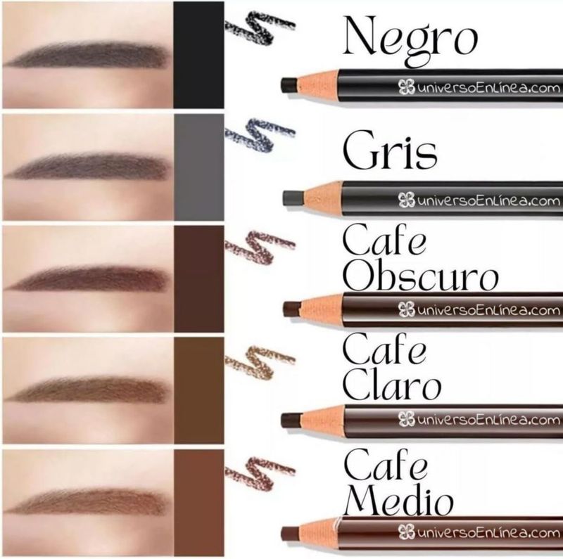 Kit Profesional 3 Lápices MAFAB Cera Impermeable para Diseño de Cejas