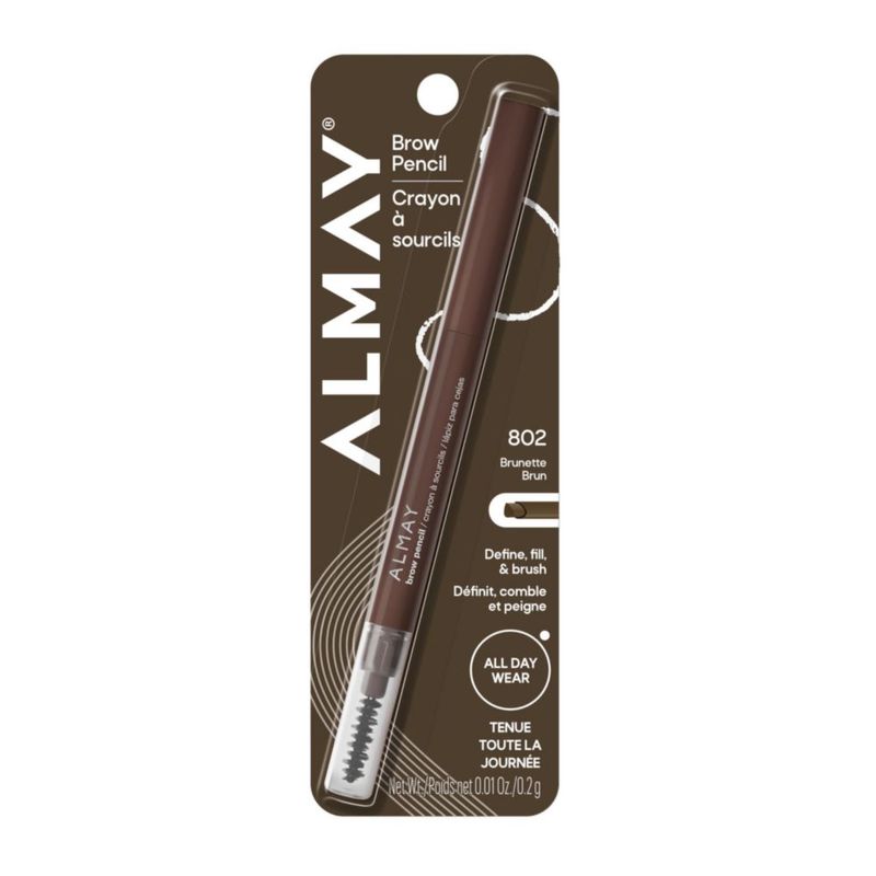 Almay Brow Pencil Brunette Triple Tool Define Fill Tame