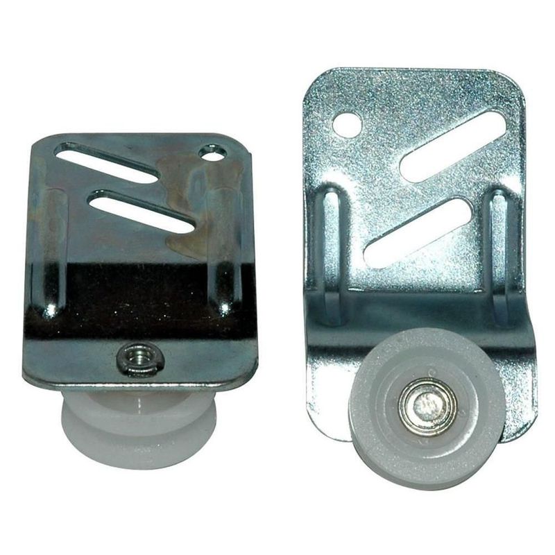Colgador de puerta BARTON KRAMER para puertas correderas con rueda de 1/2 pulgada