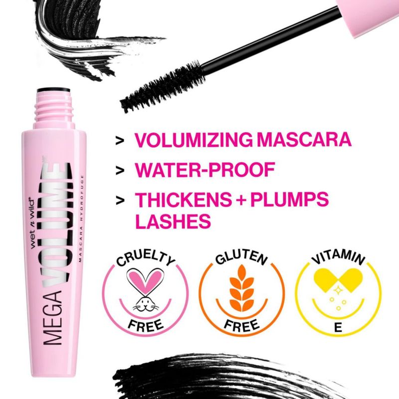 Mascara de Pestañas Wet n Wild Mega Volume 0 21 onzas
