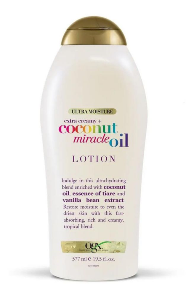 Loción Corporal Ogx Coconut Miracle Oil 577ml Hipoalergénica