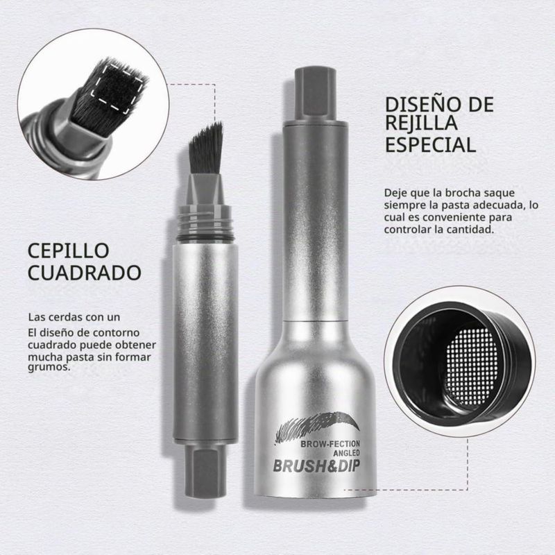 Lápiz Gel Para Cejas Angled Brush Dip LONEOURS Crea Cejas Naturales