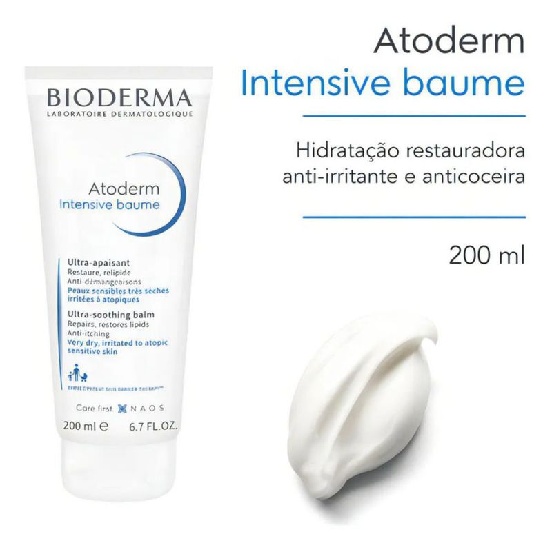 Bioderma Atoderm Intensive Baume 200ml Hipoalergénico