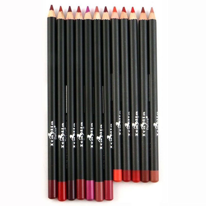 Set de 12 Delineadores Labiales Italia Deluxe Altamente Pigmentados