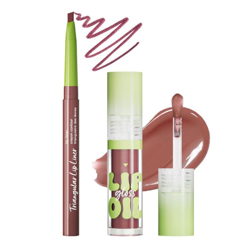 2 en 1 Perfilador de Labios y Brillo Hidratante Woakess