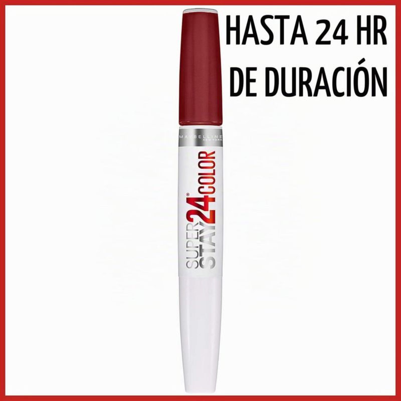 Maybelline Superstay 24 Liquid Lipstick Vino Eterno 1 Unidad