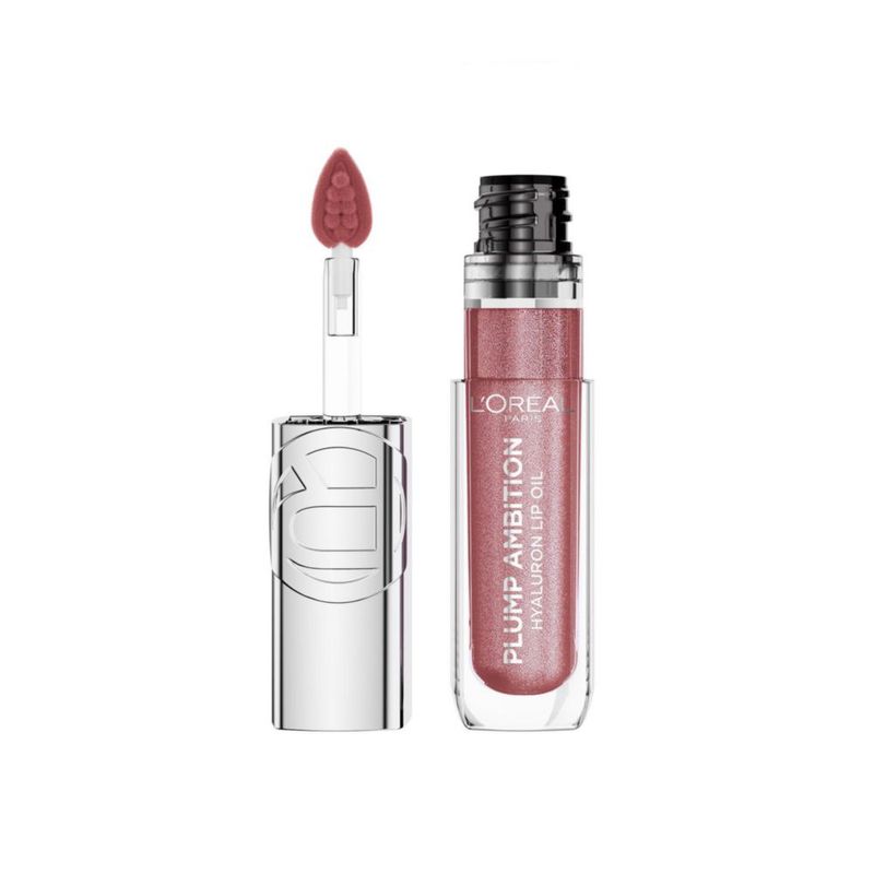 L Oreal Paris Plump Ambition Hyaluron Lip Oil Shimmer Rosewood Lights