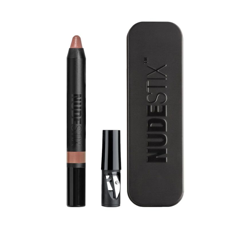 NUDESTIX Intense Matte Lip Cheek Pencil Sunkissed Nude 3 in 1 Long