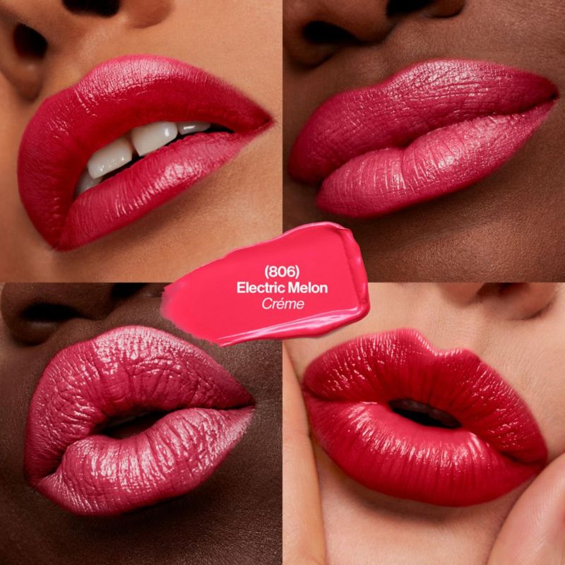 Labial Super Lustrous New Shades tono Electric Melon Revlon