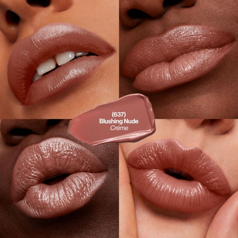 Super Lustrous Lipstick tono Blushing Nude Revlon