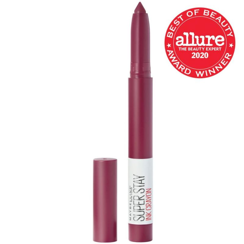 Maybelline Super Stay Ink Crayon Lápiz Labial Mate Rosa Vino 14 17g