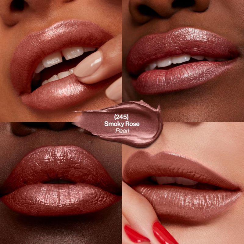 Revlon Super Lustrous Pearl Lipstick Smoky Rose 245 Paquete Individual