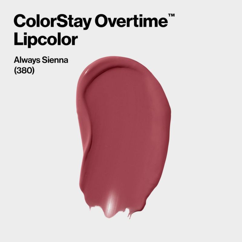 ColorStay Overtime Lipcolor tono Always Sienna Revlon Líquido Alto