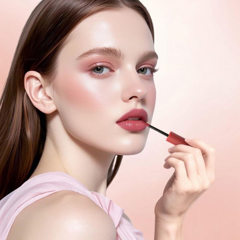 6 PCS Lápiz Labial Mate KQQKDYIR Taza Antiadherente Larga Duración