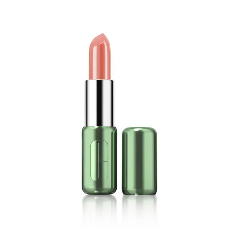 Labial Pop Longwear Lipstick Clinique Nude Pop Satinado Mate Brillante