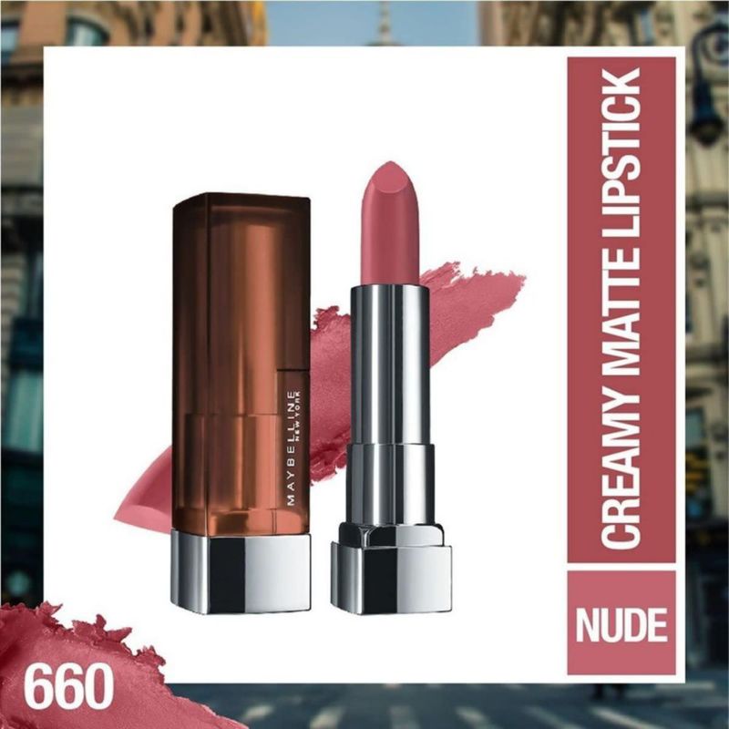 Maybelline Color Sensational Creamy Matte Lápiz Labial Touch Of Spice