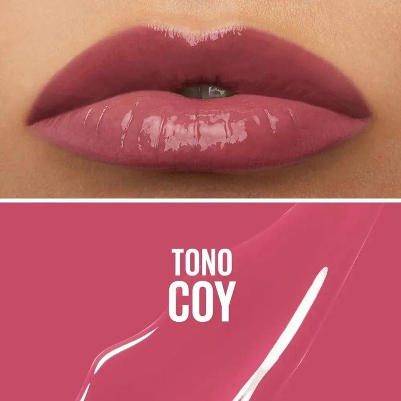 Labial Líquido Maybelline Super Stay Vinyl Ink Coy 20 Rosa Brillante