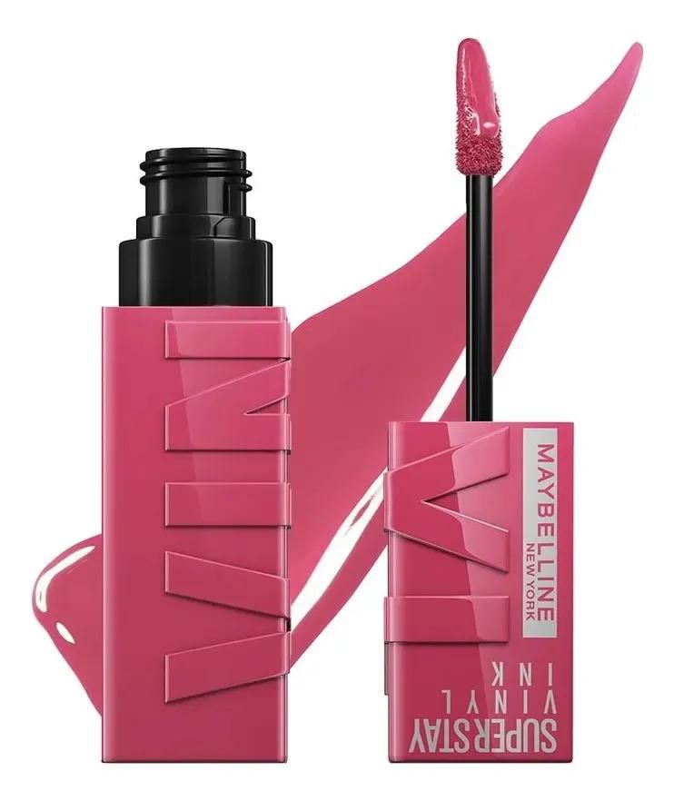 Labial Líquido Maybelline Super Stay Vinyl Ink Coy 20 Rosa Brillante