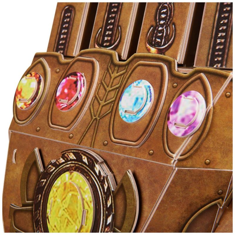 Kit de maquetas de rompecabezas 3D 4D Build Marvel Infinity Gauntlet 142 piezas