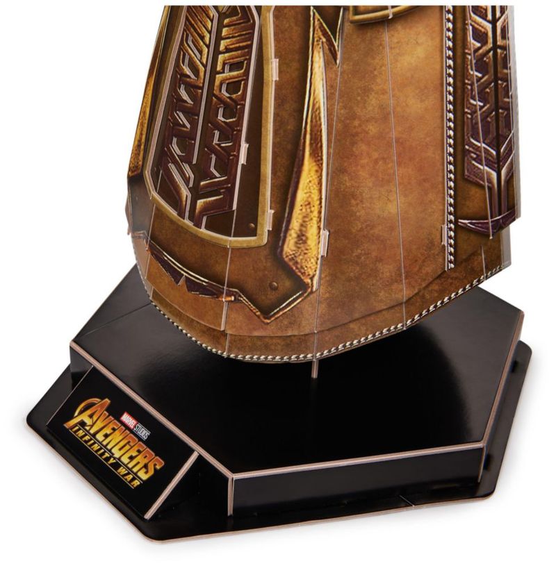 Kit de maquetas de rompecabezas 3D 4D Build Marvel Infinity Gauntlet 142 piezas