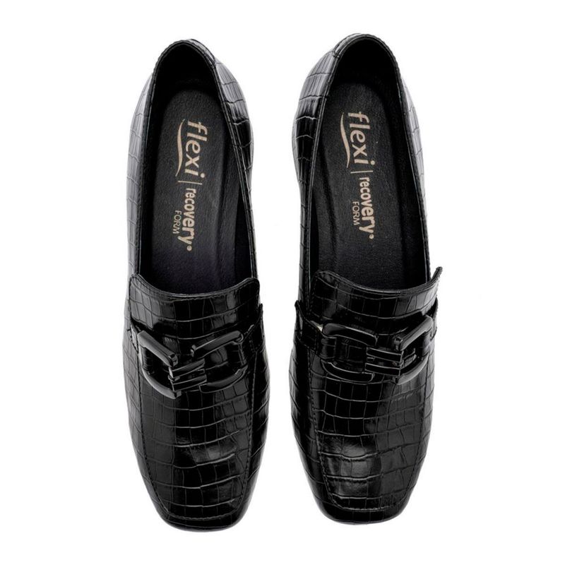 CASUAL TACON CERRADO FLEXI 143202 NEGRO TACON 4 cm