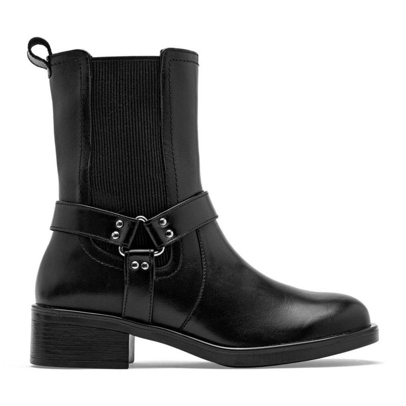 BOTIN FLEXI 142602 NEGRO TACON 4 cm TUBO 18 CMPiel