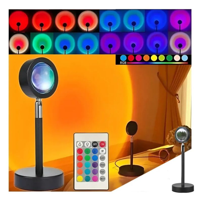 Lámpara Noche 3d Proyector De Mesa Fondo Para Fotografías Negro