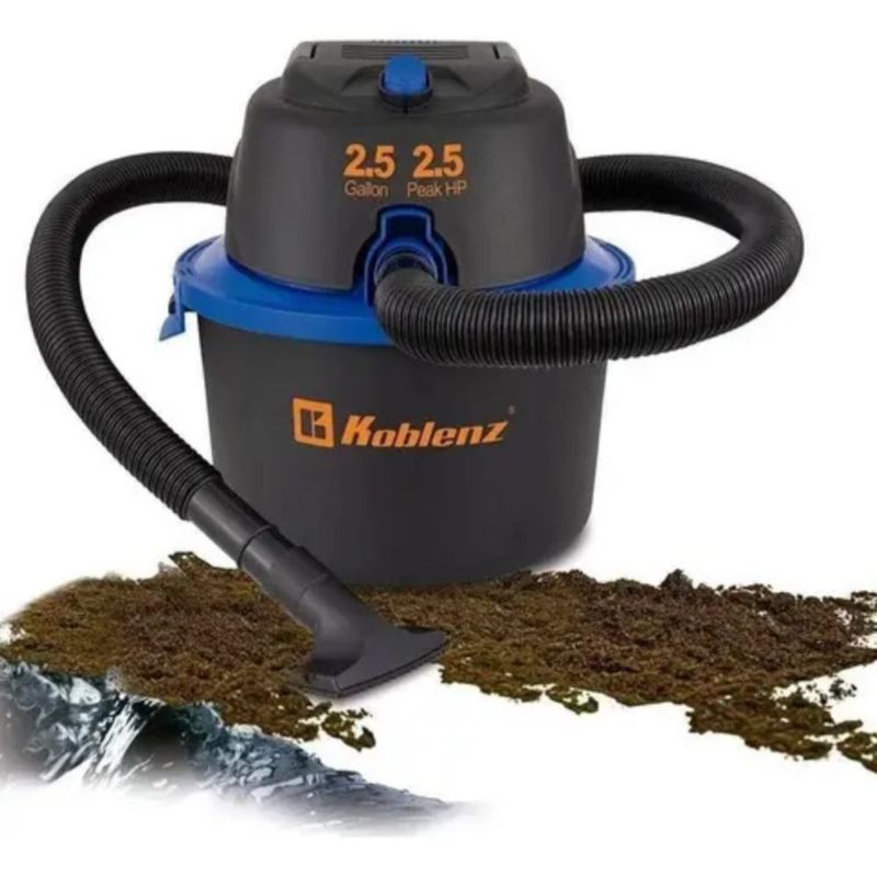 Aspiradora Seco - Líquidos 2.5 Gal, 110 V Negro