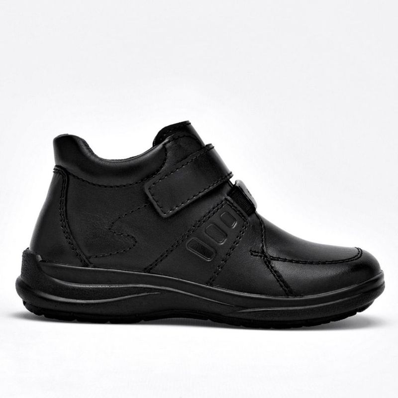 BOTA Y BOTIN CASUAL ESCOLAR FLEXI 402114 NEGRO Piel