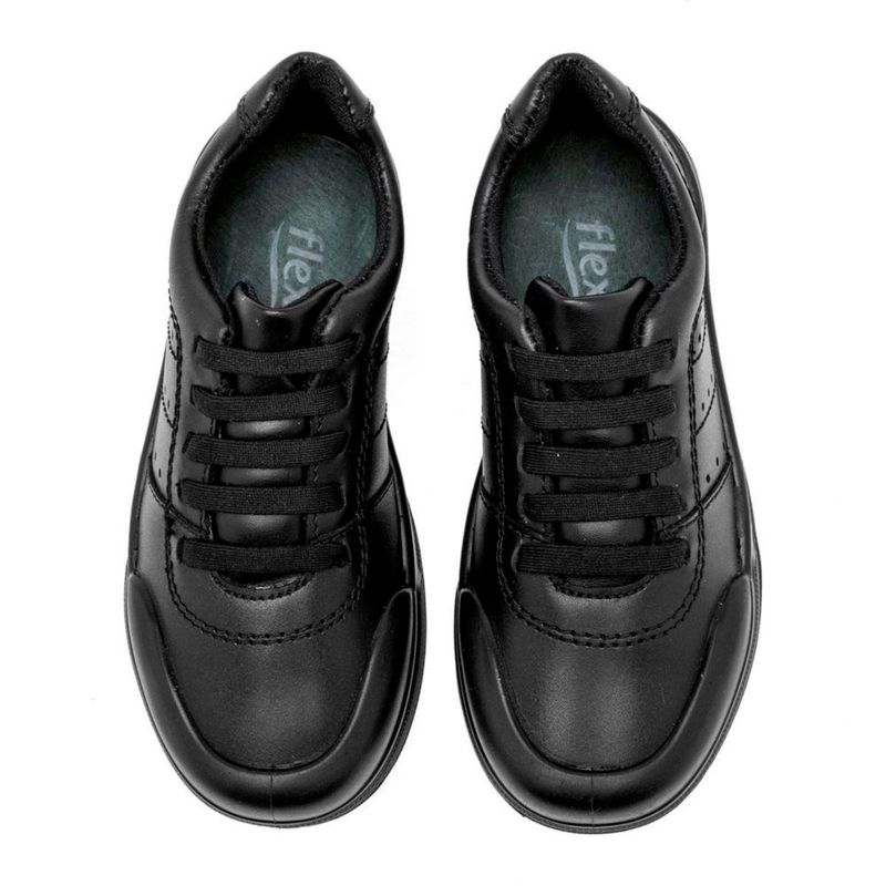 CASUAL AGUJETA ESCOLAR FLEXI 424302 NEGRO Piel