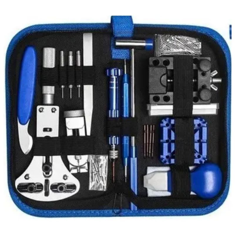 Kit De Herramientas Reparación De Joyero/relojero Azul