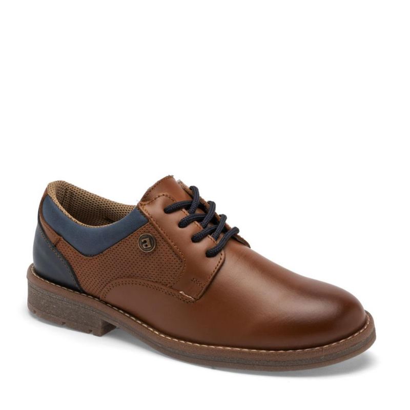 CASUAL AGUJETA AUDAZ 433611M CAFE MARINO Piel