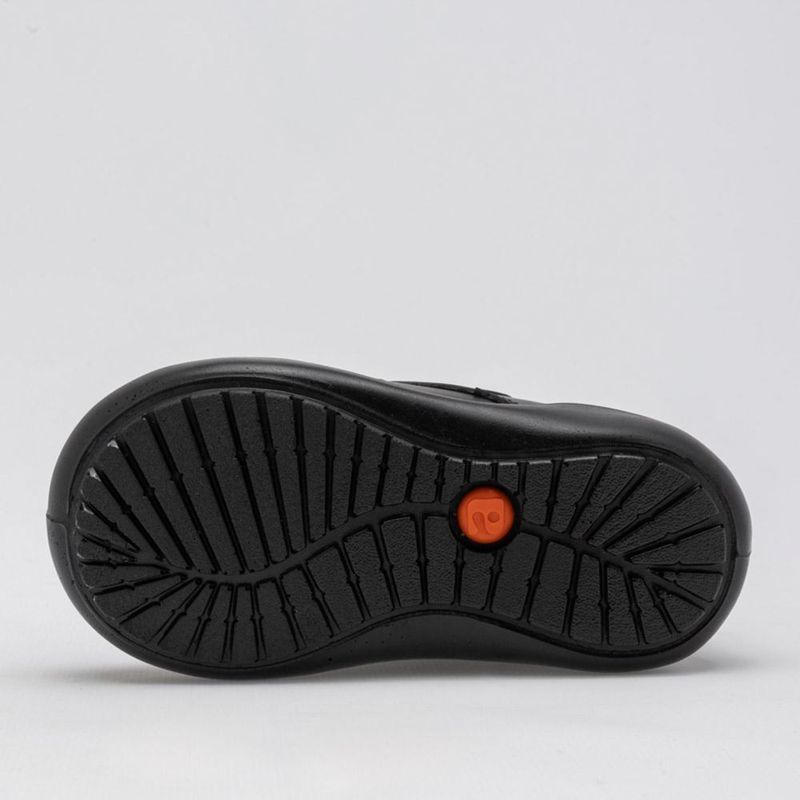 BOTA Y BOTIN CASUAL ESCOLAR AUDAZ 162512A NEGRO Piel
