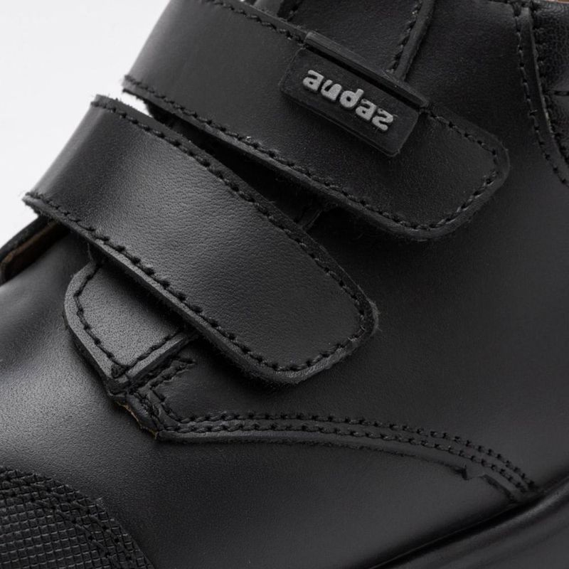BOTA Y BOTIN CASUAL ESCOLAR AUDAZ 162512A NEGRO Piel