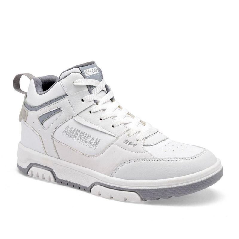 URBANO BOTIN ESCOLAR AMERICAN FIRE 7146 BLANCO GRIS