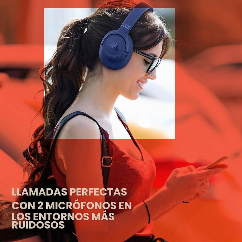 Audífonos JBL Tune 780NC Bluetooth 6.0 ANC Over-Ear Azules