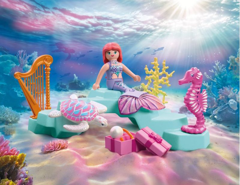 Juguete Playmobil Sirena con Regalo Anillo y Accesorios para Niños