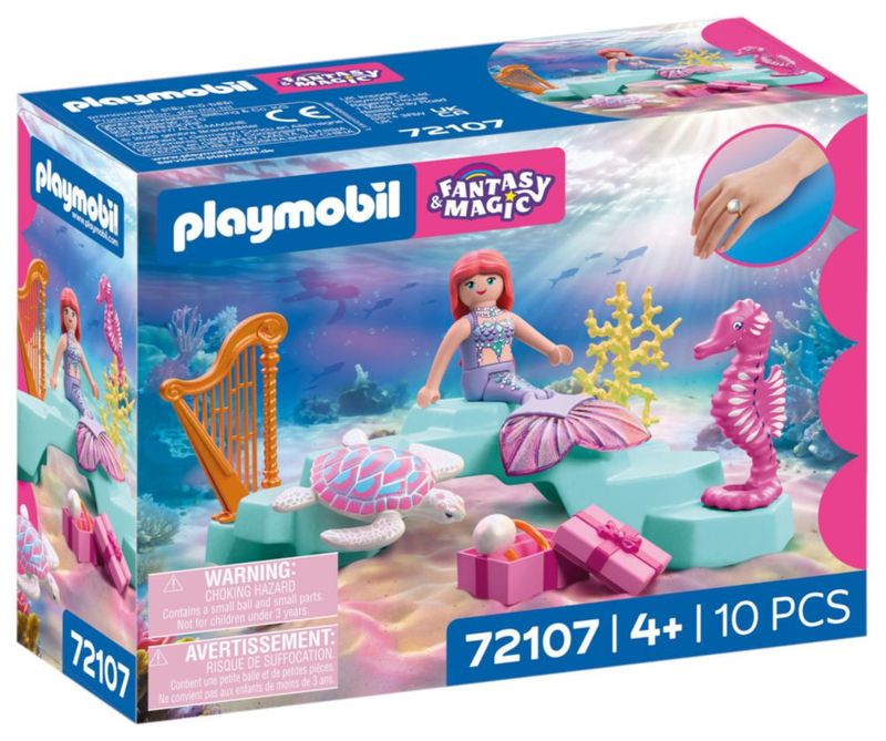 Juguete Playmobil Sirena con Regalo Anillo y Accesorios para Niños
