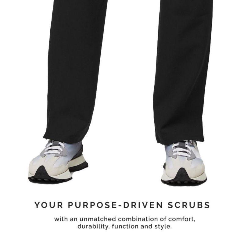PANTALONES FIGS Kade Cargo Negro L‑Petite