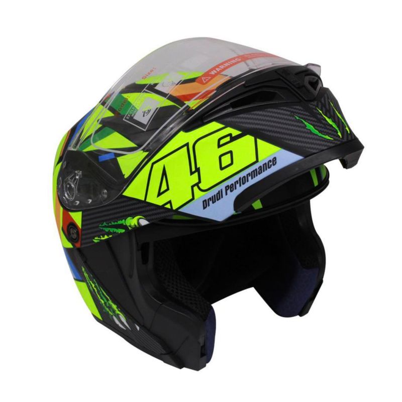 TK 38-4 Kingmoto Casco unisex para motociclista abatible con visera