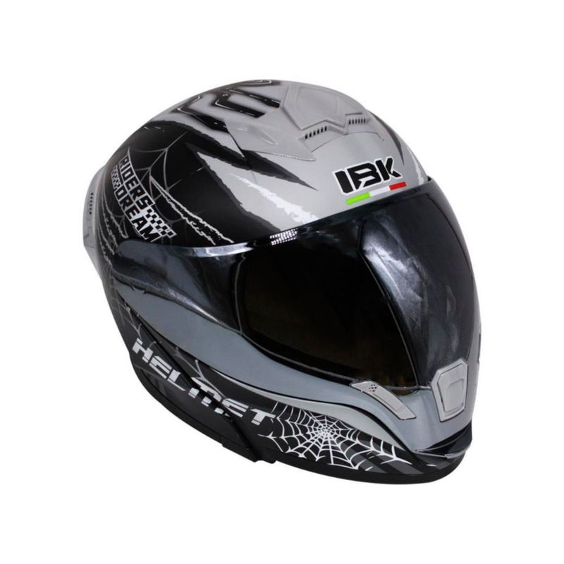 TK 32-4 Kingmoto Casco para motociclista con mica polarizada abatible Mate
