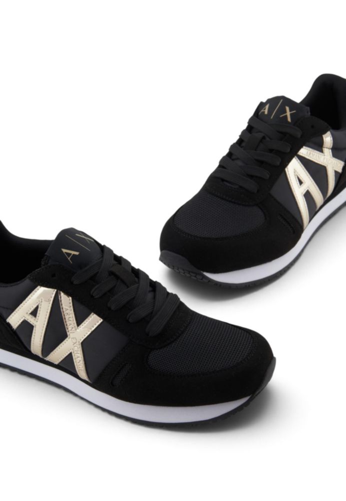 Tenis Armani Exchange Big Logo de Mujer