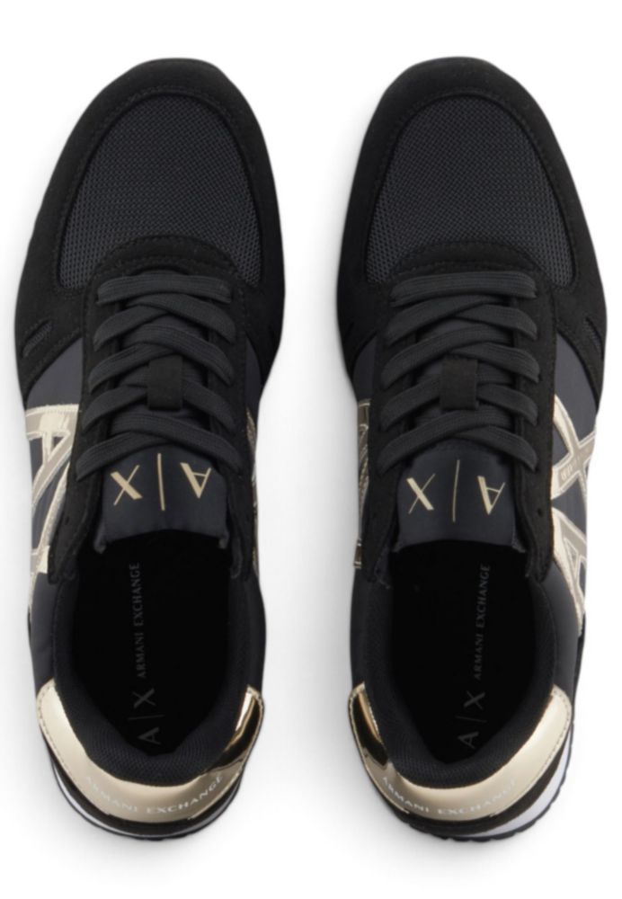 Tenis Armani Exchange Big Logo de Mujer