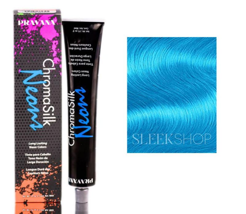 Tinte para el cabello Pravana ChromaSilk Vivid NEONS Neon Blue